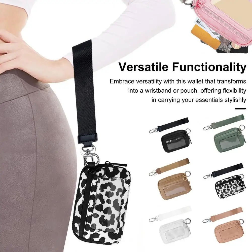 Wallet With Waist Strap And Keyring Card Holder Large Capacity Storage Bag Jogging Waist Bag Travel Commuting Shopping Purse