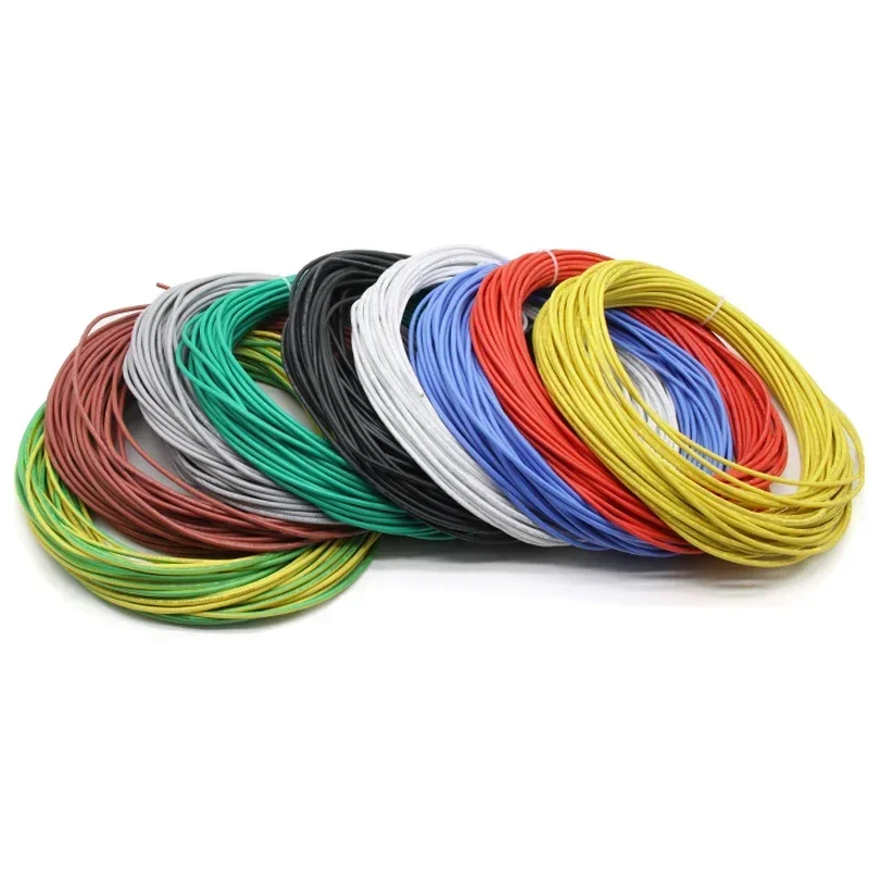 5M UL3135 Wire Silicone Insulation Tinned Copper 30/28/26/24/22/20/18/16/14/12/10AWG High Temperature Heat Resistant Cable