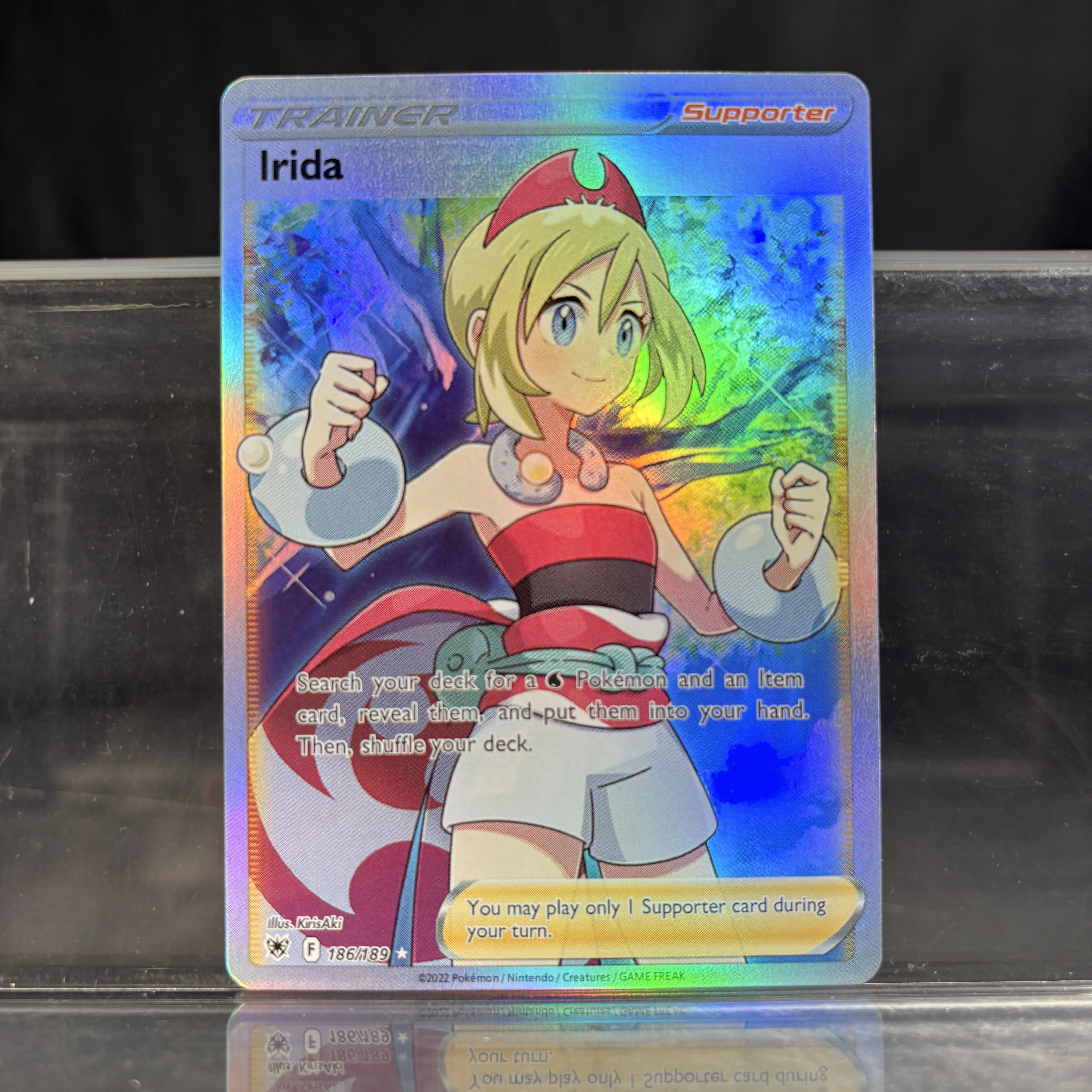Pokemon Holographic Rare Trading Card Gioco TRAINER Series Serena Acerola Marnie Force Proxy Card Carta da collezione