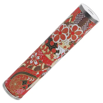 1Pc Japanse Stijl Caleidoscoop Met Metalen Cover Speelgoed Speciaal Papier (Willekeurige Kleur)