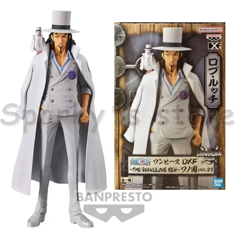 Bandai Original DXF THE GRANDLINE SERIES ONE PIECE Anime Figure ROB LUCCI MONKEY.D.LUFFY NAMI Action Figure Toys for Kids Gifts