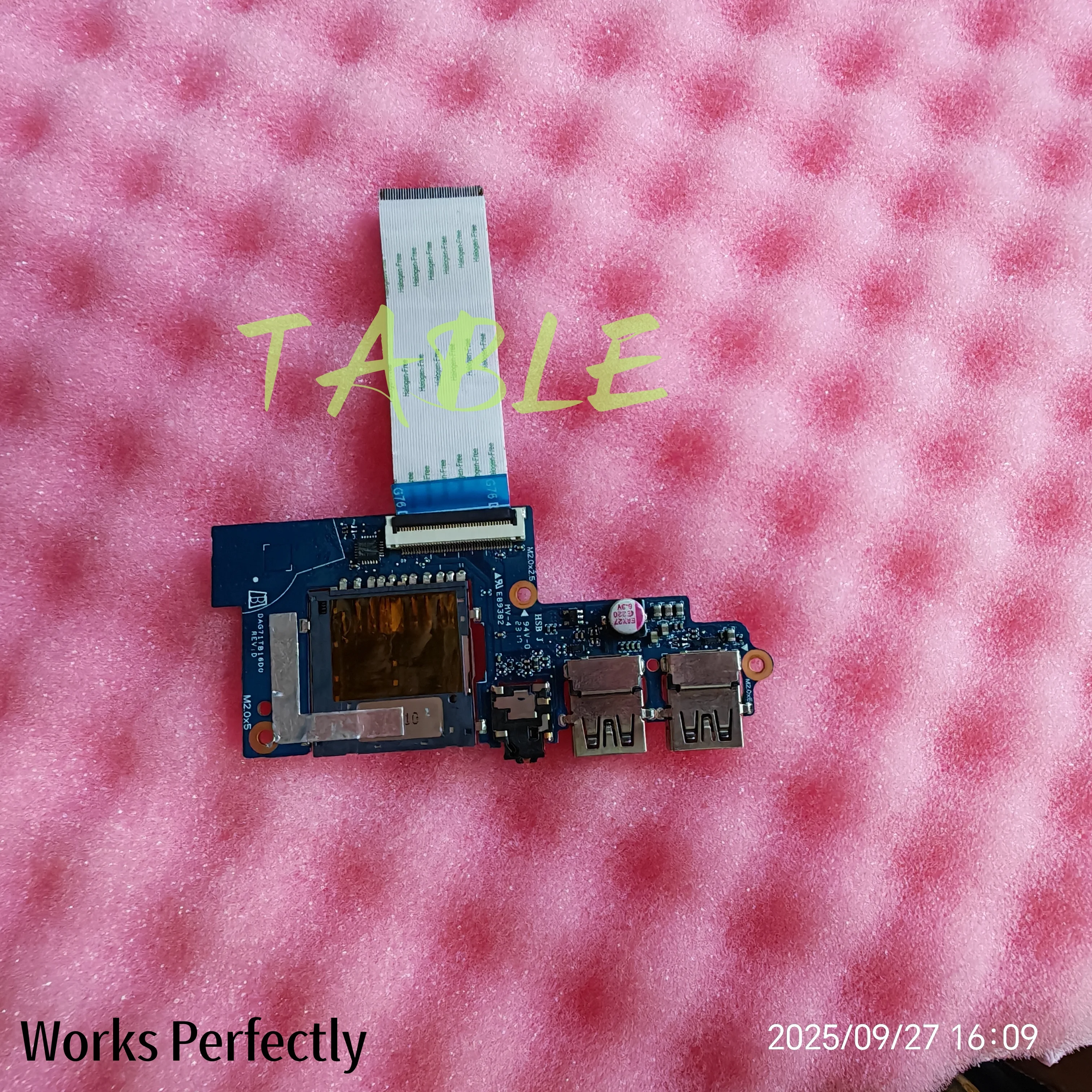 Laptop Interface Board For HP 15-CC 15-CC708 15-CC715TX 15-CC710TX TPN-Q191 USB Board Audio DAG71TB16D0