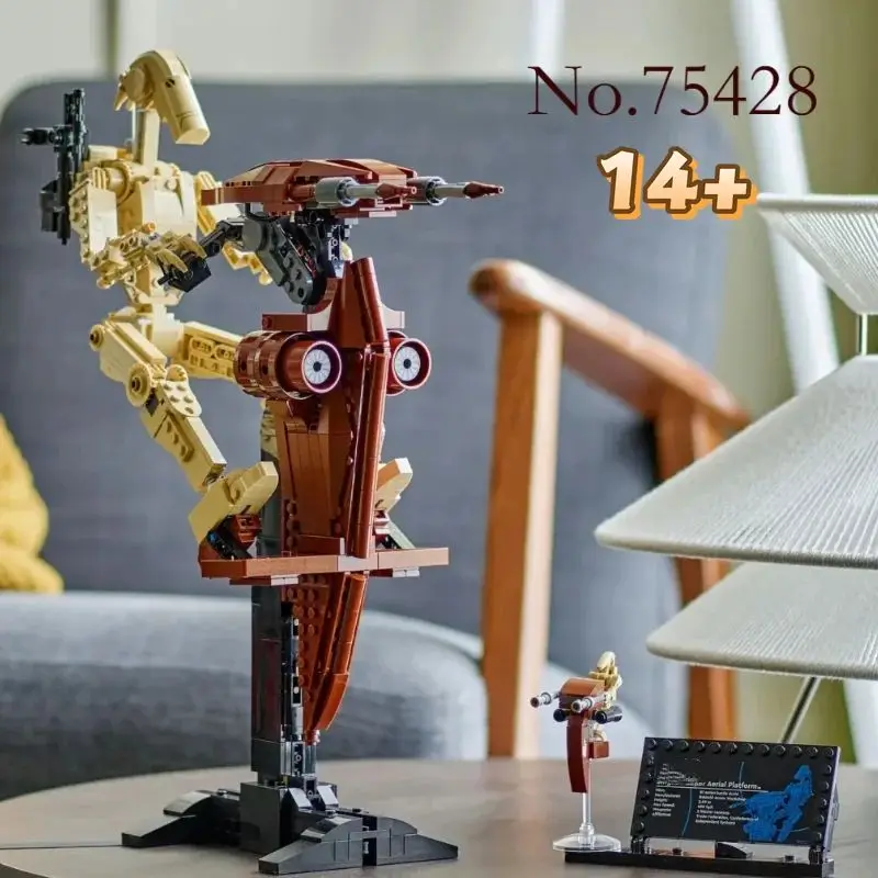 NOUVEAU 2026 – Blocs de construction 1088 pièces compatibles avec le modèle 75428 UCS Droid avec STAP – Briques décoratives, jouet pour enfants et adultes, cadeaux de Noël et d'anniversaire