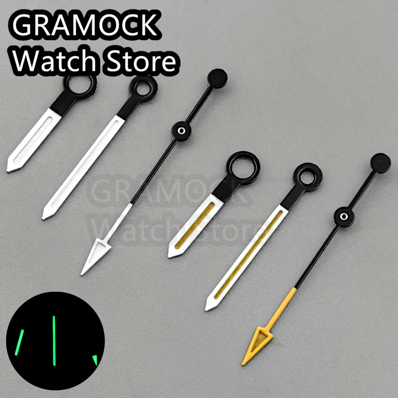For NH34 NH35 NH36 Movement Automatic ETA2824 PT5000 Pilot Watch Hands Pointers Watch Accessories Parts Mod Spare Replacements