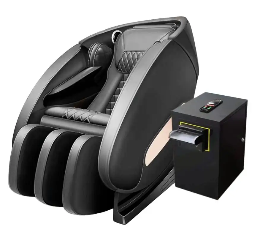 Massage ChairVIP Luxury Recliner Massage Leather Chair Recliner 4d Zero Gravity Remote Control Coin Operated SL Massage Chair