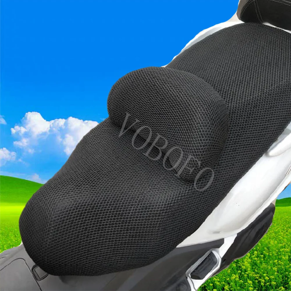 For VOGE SR4MAX Motorcycle Seat Net Cover 3D Mesh Sun Protection Heat Insulation Breathable Thickened Seat Cover