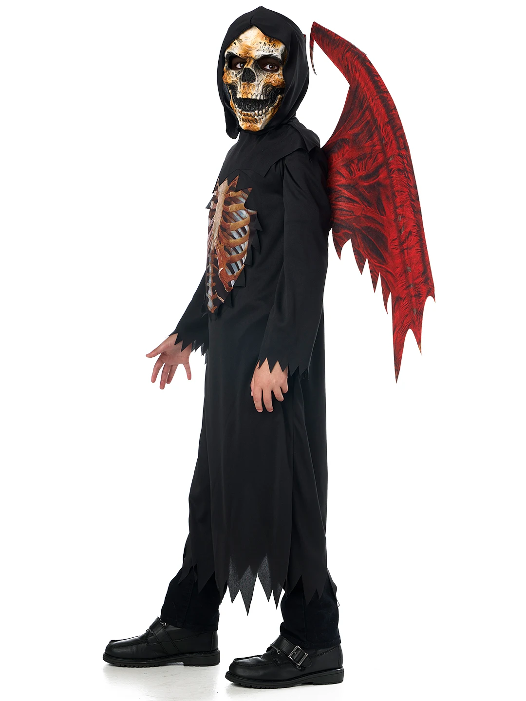 Halloween Kinderpodiumkostuum Rode Duivel Zombie Set Jongensoutfit Devili Outfit Polyestervezel 00%