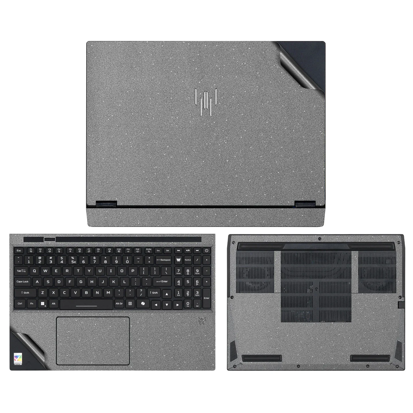 Laptop Skin Wraps for 2025 Acer Predator Helios Neo 16S AI PHN16S-71 Vinyl Skin Sticker Protective Film Bubble-free