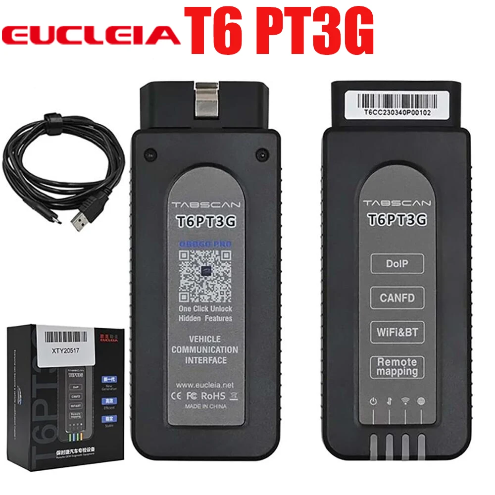 Professional For Porsche TabScan T6 PT3G CANFD DolP Diagnostic Tool New Generation OEM Diagnosis VCI Remote Mapping OBD2 Scanner