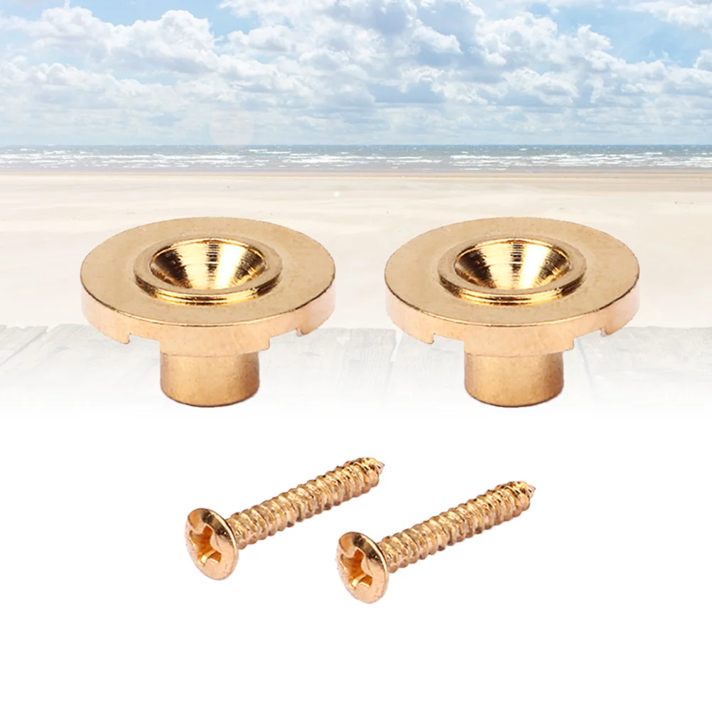 

2Pcs Steel String Retainer Roller String Tree Bass Guitar Parts Replacement Enhance Tone Tuning Stability Durable Material