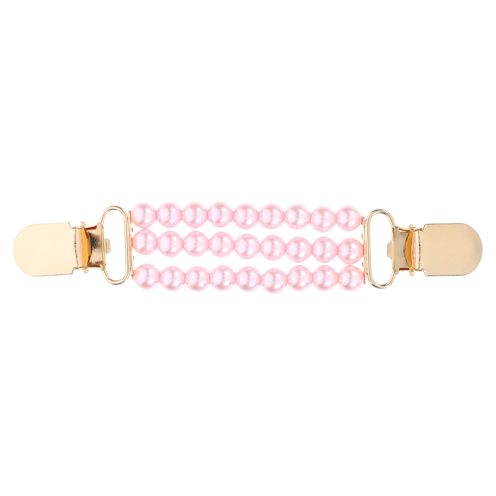 Elegante maglione con perle finte, clip a catena, spilla per scialle, anti-esposizione, protezione per la privacy, abito alla moda, clip per mantello