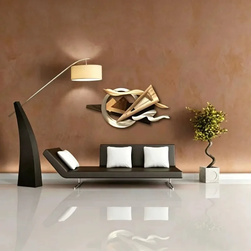 medieval wooden floor lamp, living room sofa side art decorative fishing lamp, villa model room living room vertical lamp