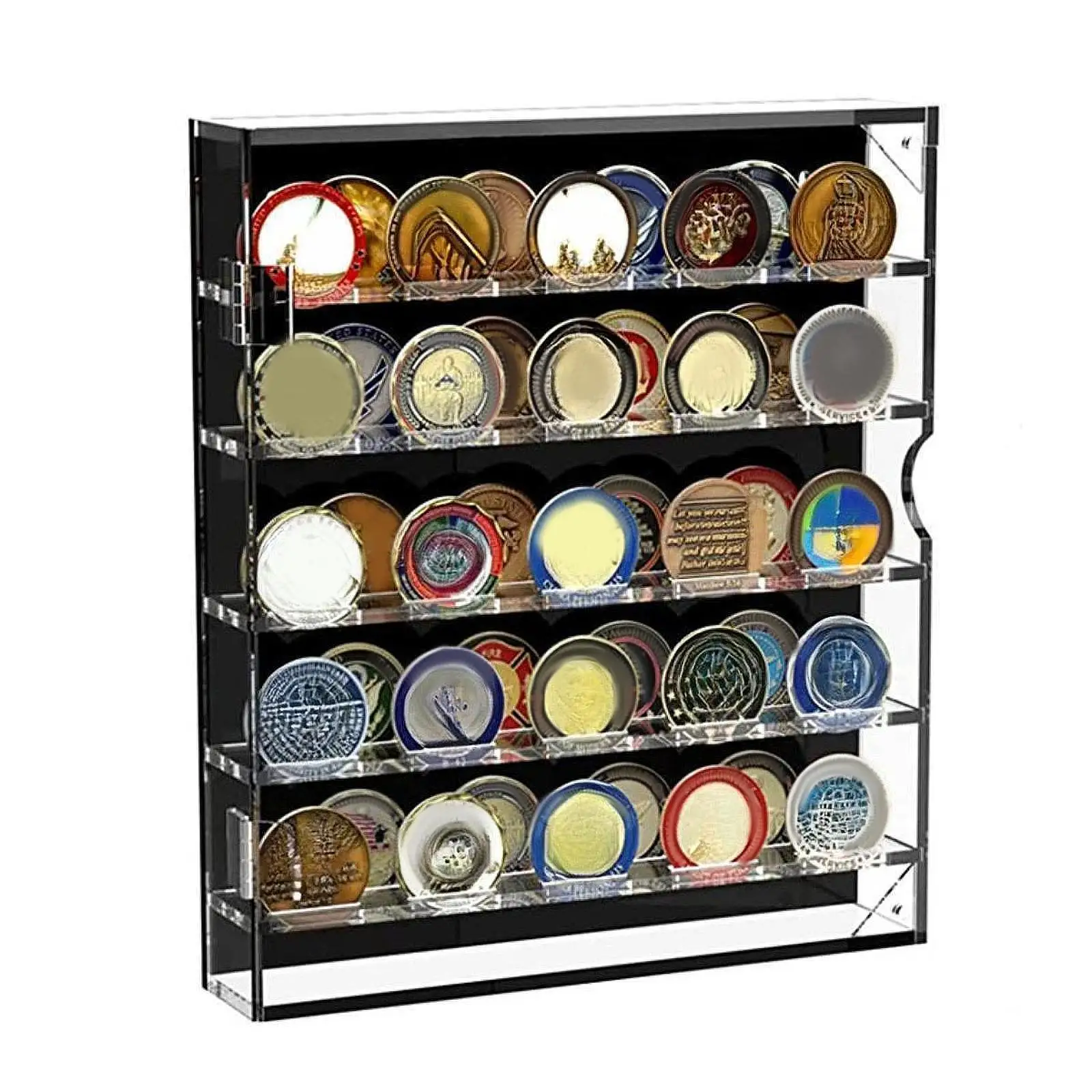 

Challenge Specie Display Case Clear Specie Case Medal Shadow Box