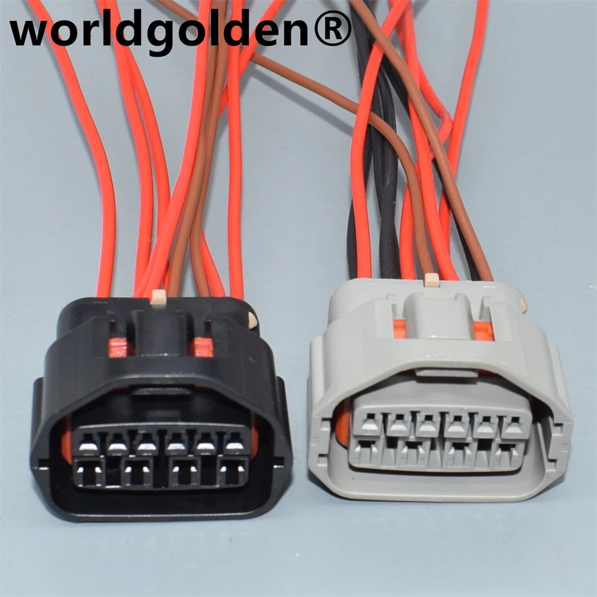 

worldgolden 10 Pin auto gearbox connector Automatic Shift Lock plug Harness plug MG641288-4 7283-8700-30 for Carnival