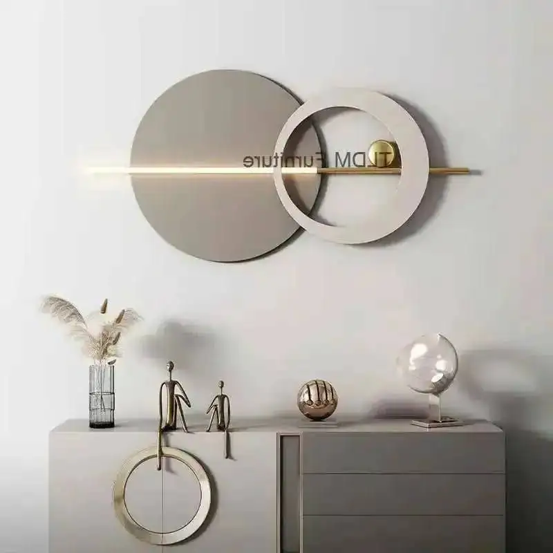 Hotel Three-dimensional Wall for Italian Wall Accents Light Metal Light Luxury Creative Design Wall Decor Decor for Bedroom