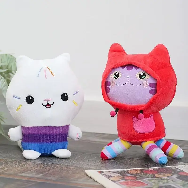 10 Stlyes Gabby Dollhouse Plush Toy Mercat Cartoon Stuffed Animals Mermaid Cat Plushie Doll Kids Birthday Christams Gifts image 4