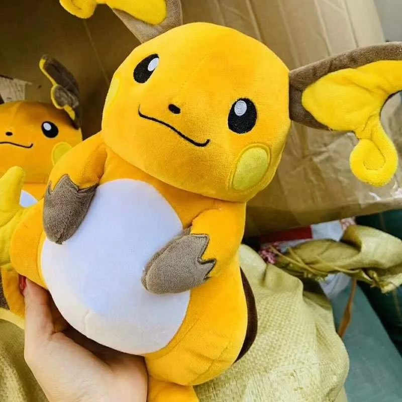 20-30cm Kawaii Pikachu Raichu Pluszowa zabawka Bawełna Pichu Wypchana lalka anime Śliczny Pokemon Miękka poduszka do rzucania Prezenty urodzinowe dla dzieci