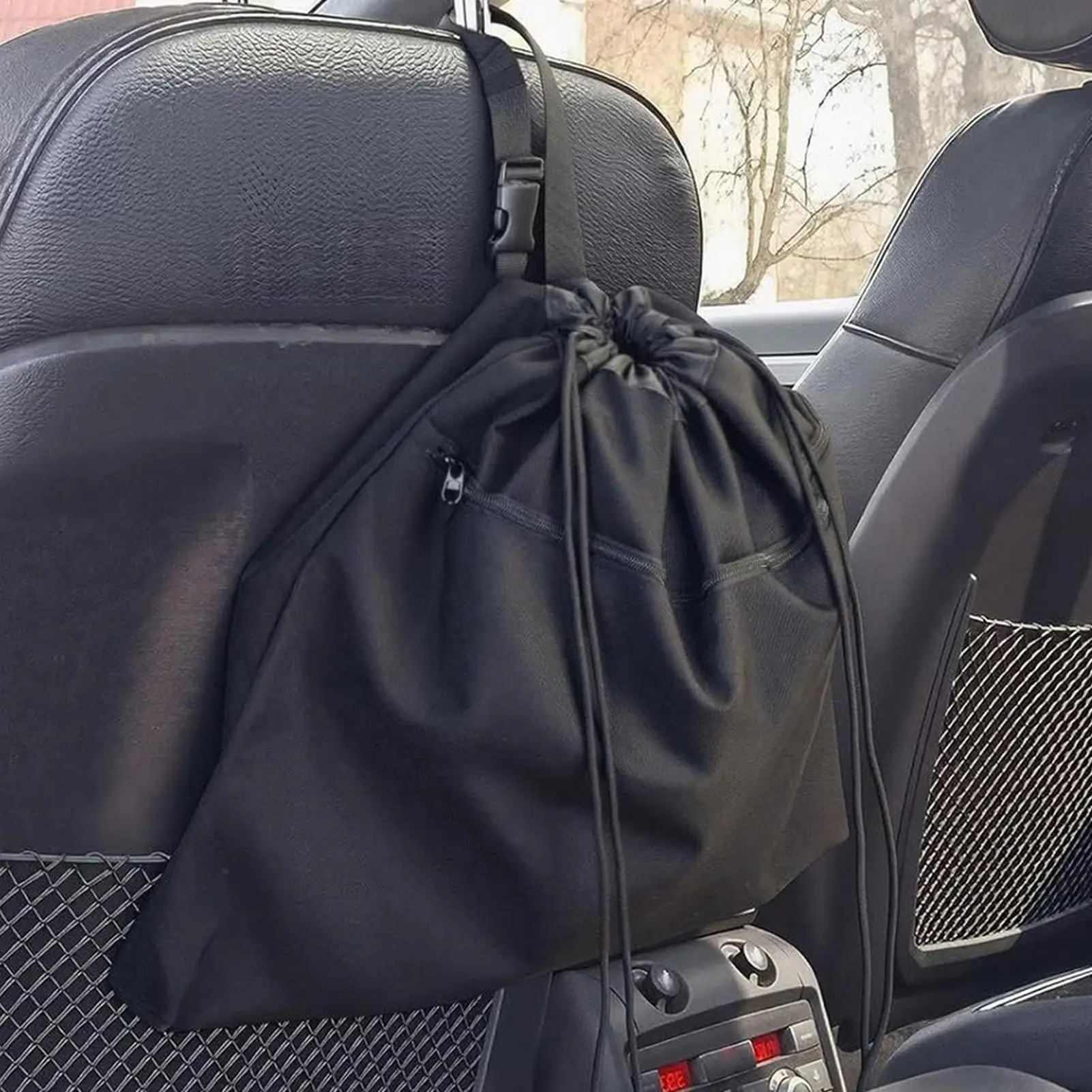 Motorcycle Helmet Bag Oxford Cloth Drawstring Lightweight Large Capacity Helmet Storage Bag For Travel Hockey Welding Snowmobile