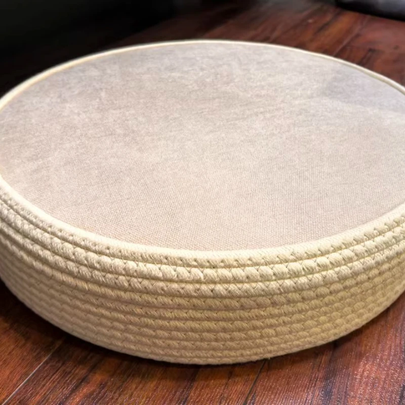 

Круглая толстая напольная подушка, татами из пены с эффектом памяти и подушка для медитации для сидения на эркере, портативная декоративная подушка для гостиной