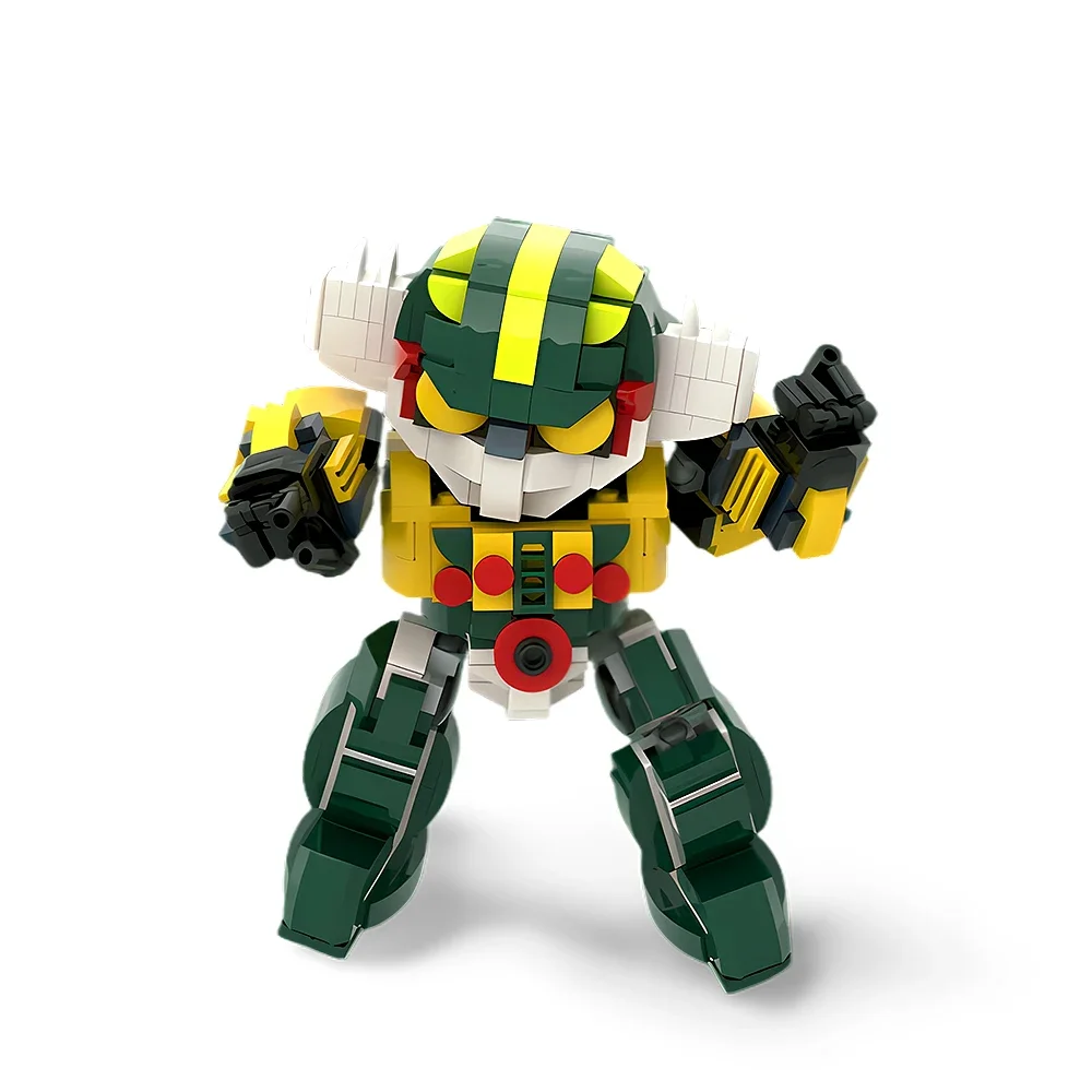 

Gobricks MOC Anime Figures Steel Jeeg Robot Building Blocks Deformation Mecha Warrior Model Bricks Assemble Toys Birthday Gift