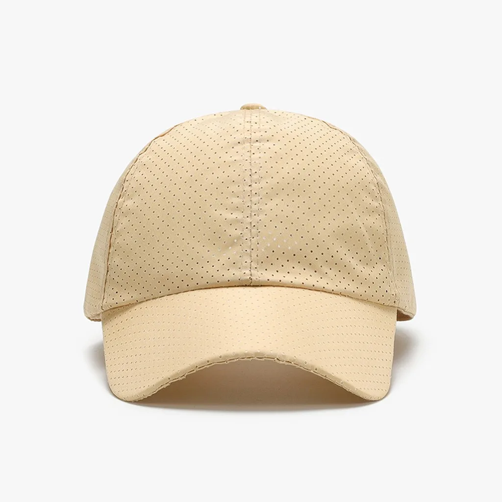 Baseballmütze, verstellbar, für Herren, Outdoor-Mütze, UV-Mütze, perforierter Sonnenhut für den täglichen Gebrauch, Outdoor-Sport, Angeln – Detail 3