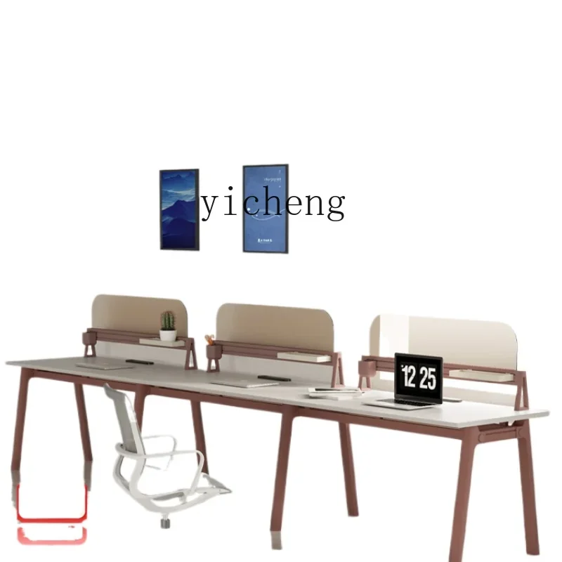 

zzZK Office Desk Company Staff Position Simple Office Desk and Chair Combination Single Staff Computer Desk Office Furniture