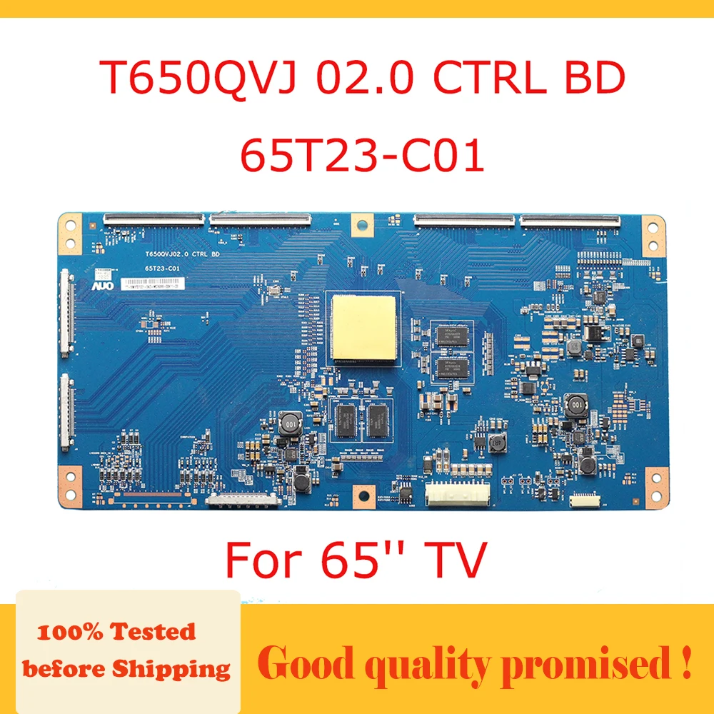 T650QVJ 02.0 CTRL BD 65T23-C01 65'' Tcon Board 65 Inch TV AUO 4K Logic Board T650QVJ02.0 65T23-C01 Original Equipment T Con Card