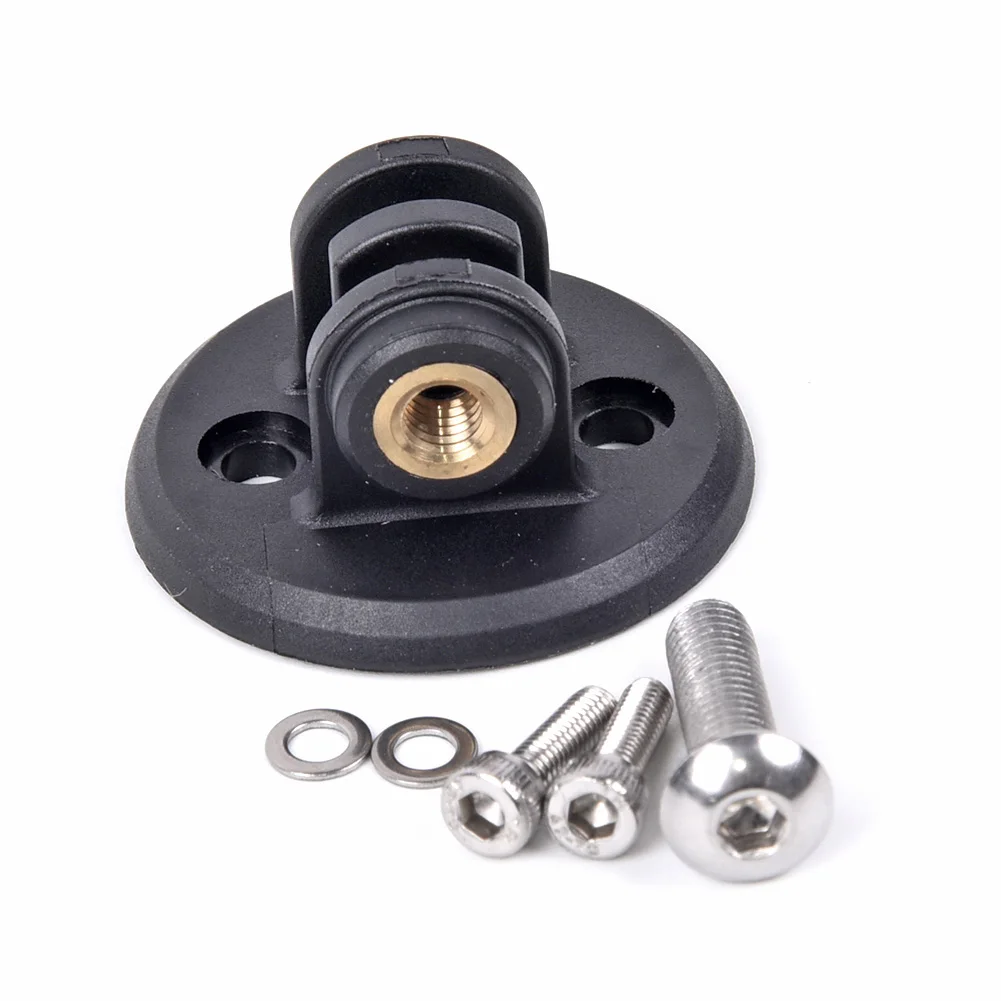 스톱워치 홀더 카메라 마운트 홀더 카메라 마운트 홀더 키트(3*나사 포함) 나일론 세트 스포츠 어댑터 검정색 브래킷