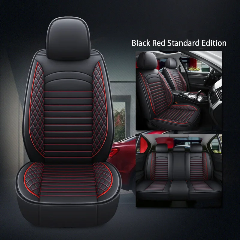 

WZBWZX Leather Car Seat Cover For Jeep All Models Renegade Compass Cherokee Patriot Wrangler Car Accessories Car-Styling