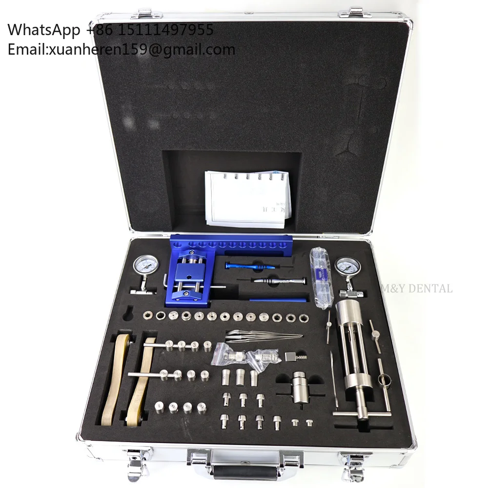 

Dental Master Professional Air Turbine Maintenance Equipment Box High/Low Speed Handpieces Detistry Repair Tools Kit