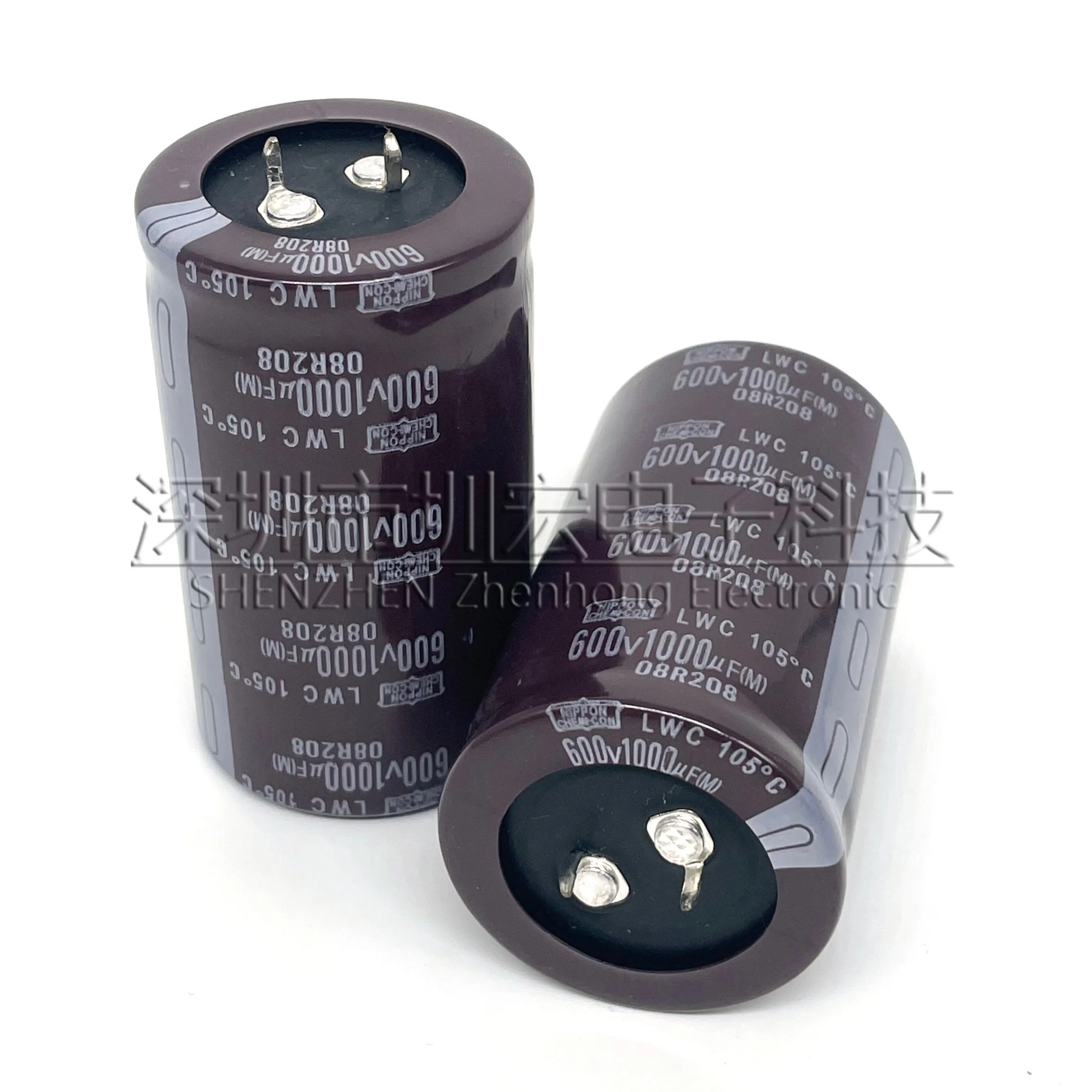 1-10PCS Original NIPPON CHEMI-CON 600V 1000UF Brand New Imported 600V1000UF High Voltage Aluminum Electrolytic Capacitor