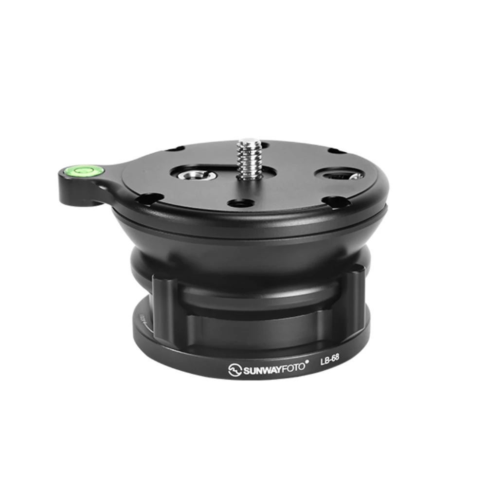 SUNWAYFOTO Leveling Base Tripod Head 22 lbs (10kg) Load Capacity LB-68