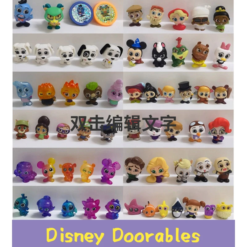 Anime Disney Doorables Nicholas Piberius Multi Peek 11 Series Figures Kawaii Big Eyed Doll Cartoon Model Toys Decoratoion Gifts