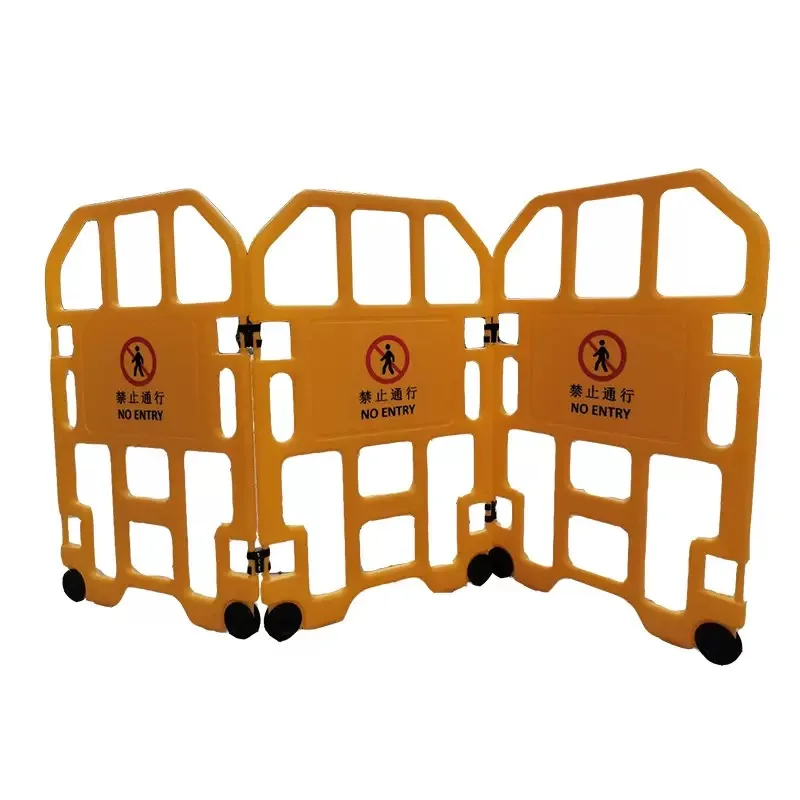 【Durable Using】HDPE Retractable Extensible Expandable Traffic Safety Guardrail Road Safety Barrier With Reflective Portable Feat