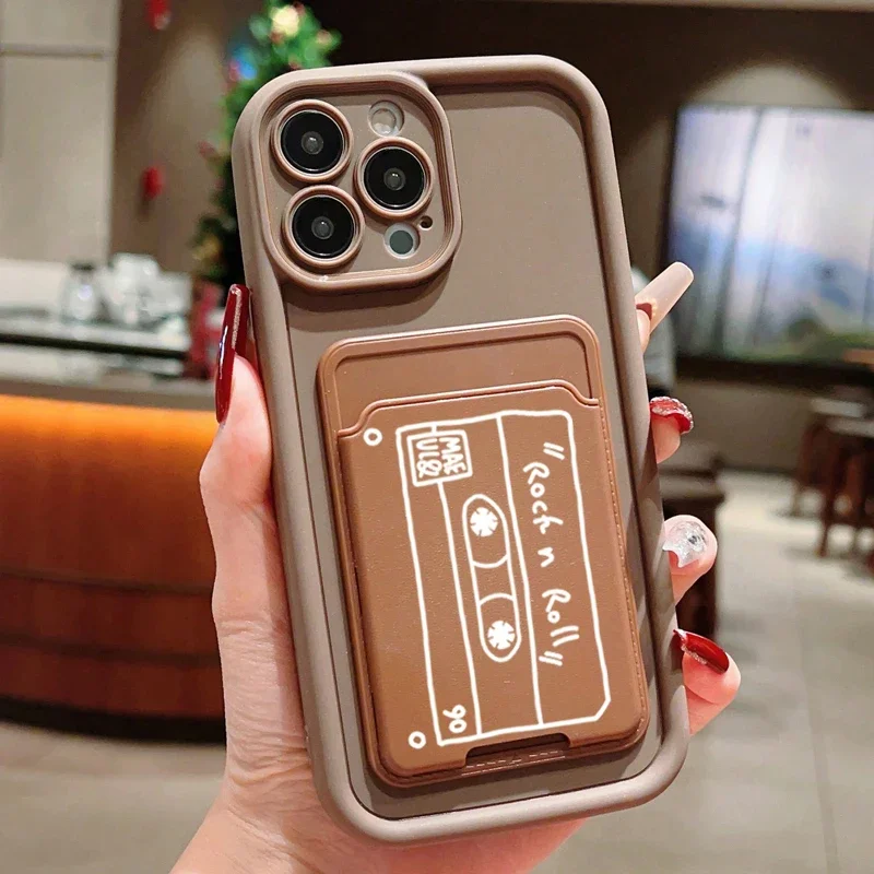 لطيف وكمان المحفظة حامل بطاقة حقيبة جراب هاتف ل Xiaomi Mi 14 14T 13 13T 12 12T Pro 11 Lite 5G Poco F5 X5 X6 M6 Pro غطاء ناعم #2