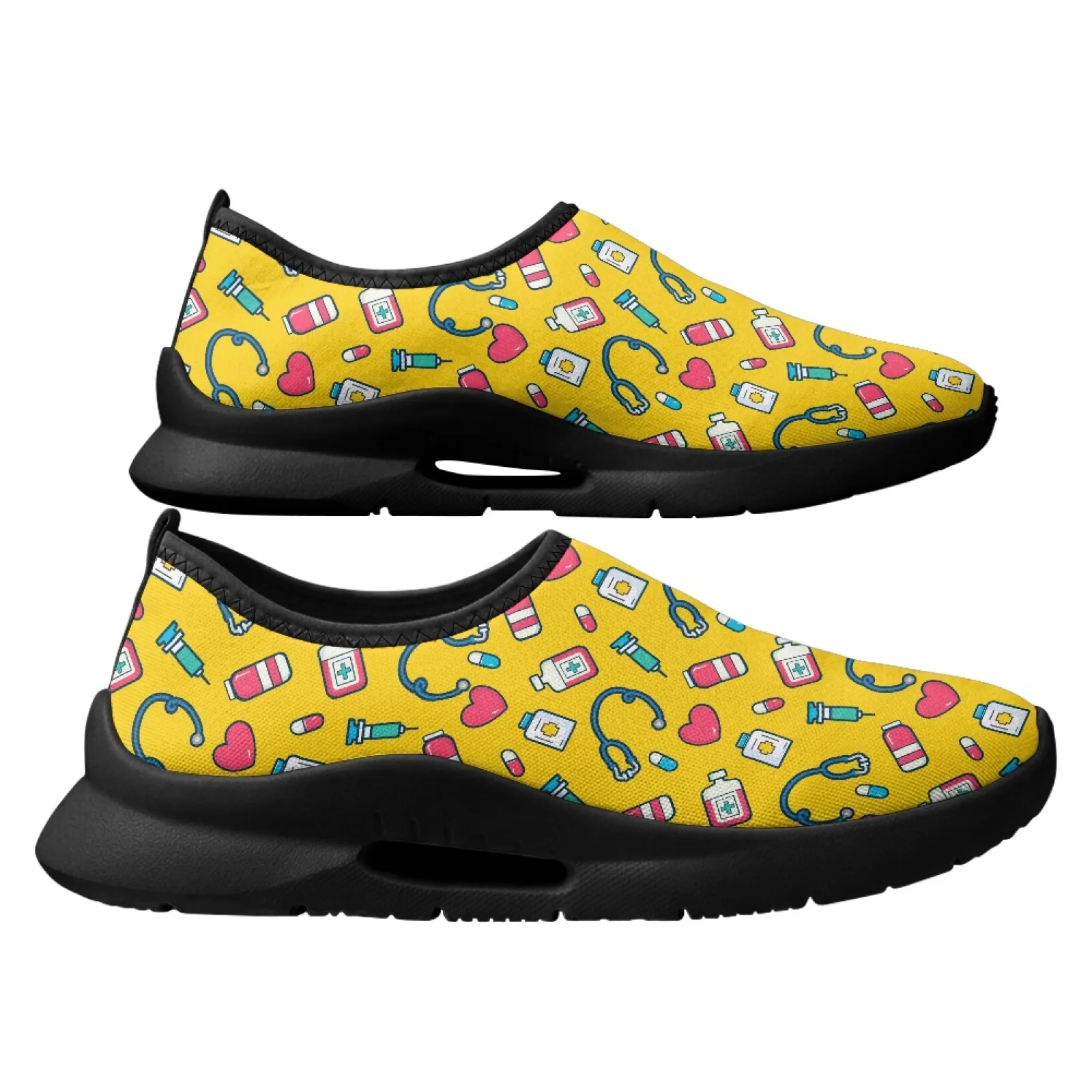 PENSTROLL Medical Theme Sports Sneakers Casual Shoes for Men, Comfortable Breathable Running Tennis Sneakers