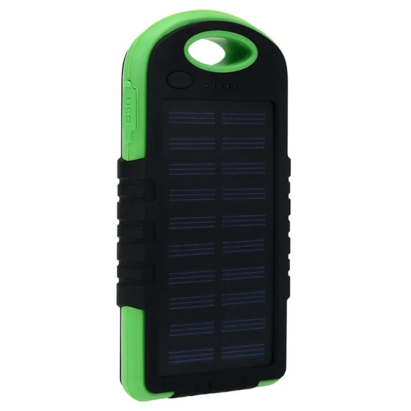 New Portable External Battery 20000mAh Large Capacity Solar Power Bank Double USB Waterproof Powerbank for IPhone Xiaomi Samsung view 5