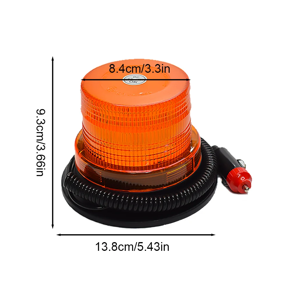 Warning Strobe LED Light Emergency Mounted Vehicle 12V 24V Car Police Flashing Emergency Lights Yellow White Blue Red