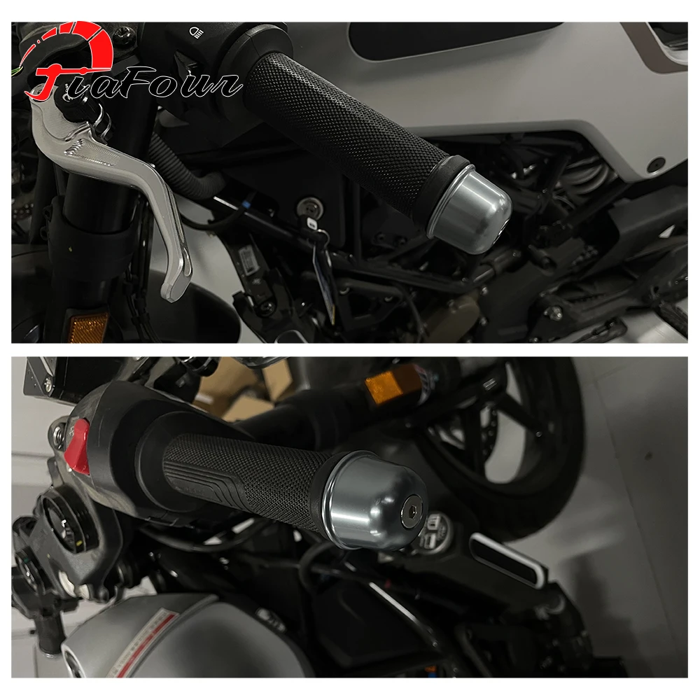 FIT For Shotgun 650 Interceptor 650 SVARTPILEN 401 VITPILEN 401 SVARTPILEN 250 125 300 Handlebar Grips Cap End handle Plugs Cap