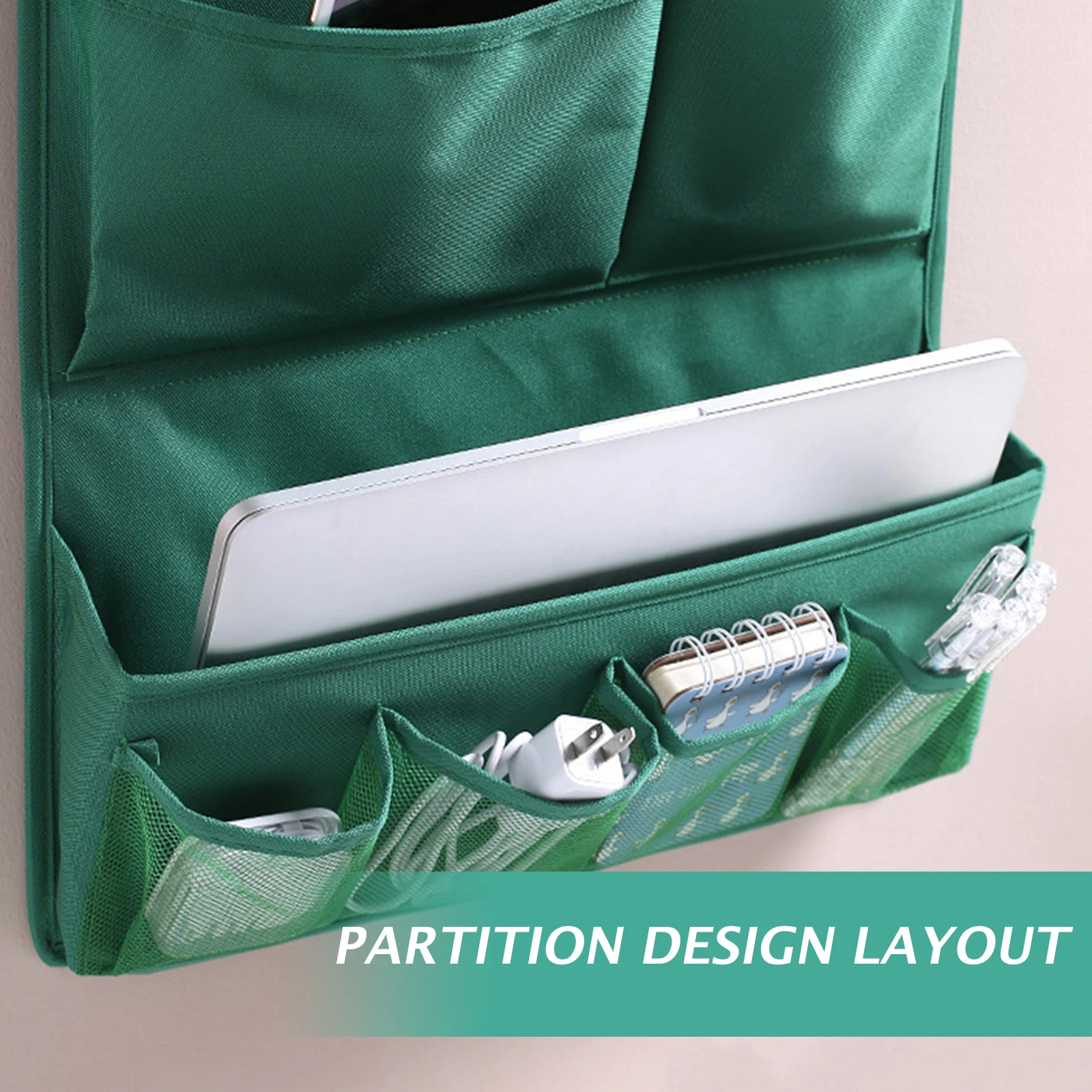 

1pc Waterproof Oxford Cloth Storage Bag Wall-Mounted Hanging Organizer Door Back Bag For Home Supplies Sundries Storage