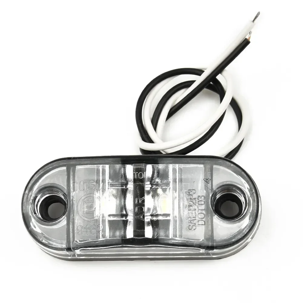 White DC 10V-30V SUV Bus Parts & Accessories Waterproof Lamps Caravan indicator wedge truck Led trailer Clearance Light