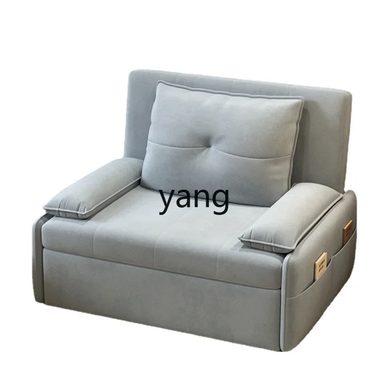 

yjq Single Sofa Bed Foldable Dual-Use Small Apartment Bedroom Balcony Study