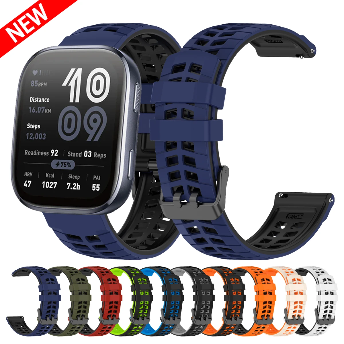 Silicone Strap 22Mm…