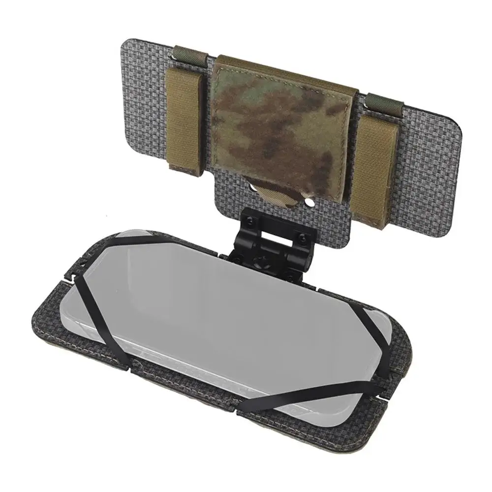 Tactische MOLLE Opvouwbare Navigatie Board Voor IPHONE 15 PRO MAX Mobiele Telefoons Pouch Airsoft Jacht Vest Kaart Case Admin Panel Gear