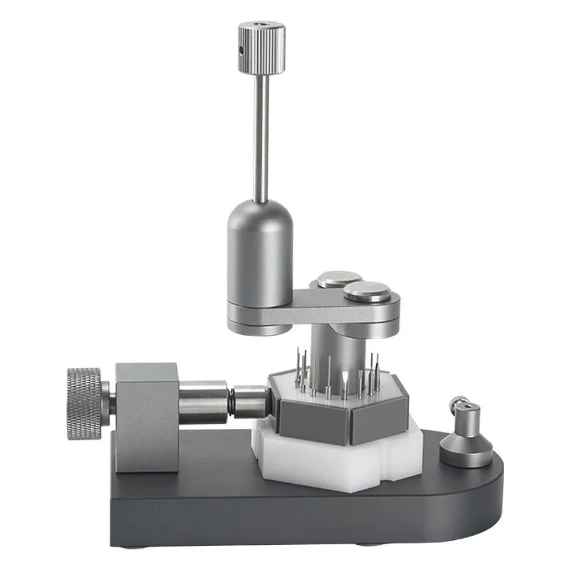 New Watch Repair Tool: Strap Remover with 360° Rotating Tip, Strap Adjuster, Metal Body, Includes Screwdriver/Punch Attachments
