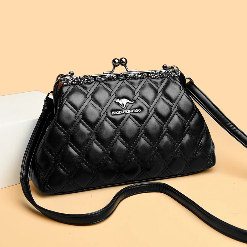 

New Trendy Women's PU Leather Shoulder Bags Elegant Crossbody Handbag Fashionable Cloud Clutch Purse for Casual Work & Daily Use