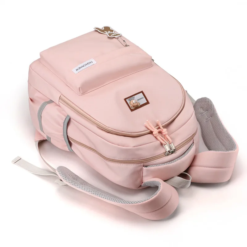 Teenagers Backpack for Girls Junior High School Students Grade 3-6 Light Weight Campus Shoulder Backpack Large Capacity Backpack