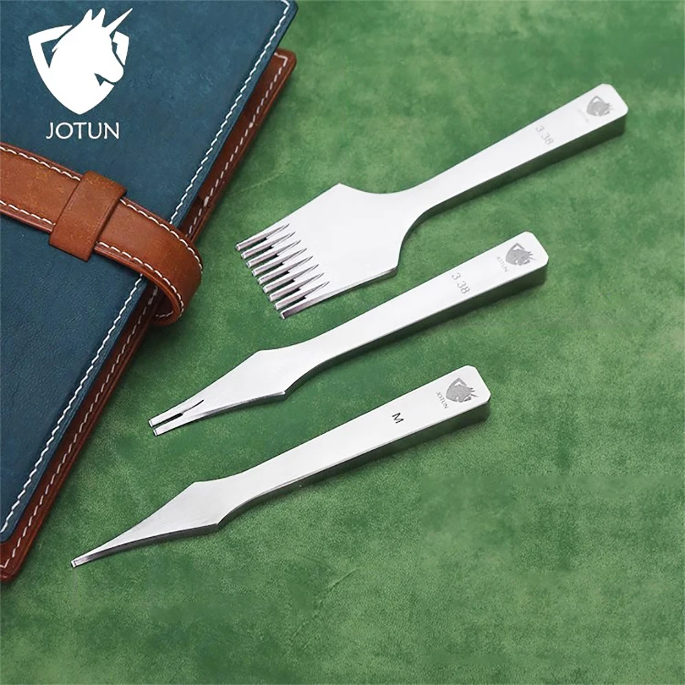 

JOTUN кожаные щипцы во французском стиле DC53 стальные ультра-технические изделия Сделай Сам инструменты для работы с кожей 2,7/3/3.38/3.85 мм