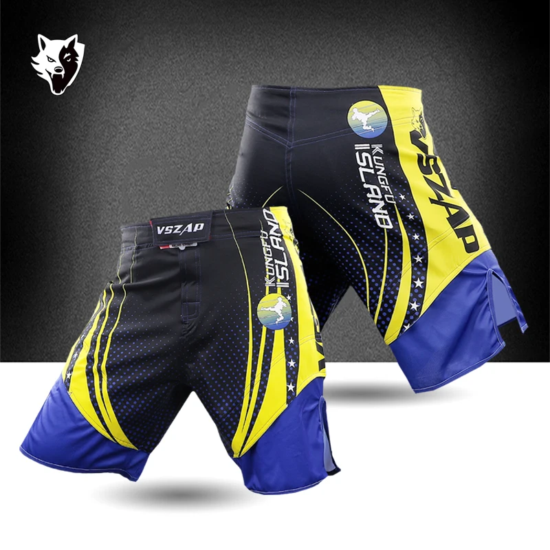 

Vszap Sports Multi functional Shorts MMA Muay Thai Fighting Island Muscle Training Appears in Judjitsu Sanda Fighting Run