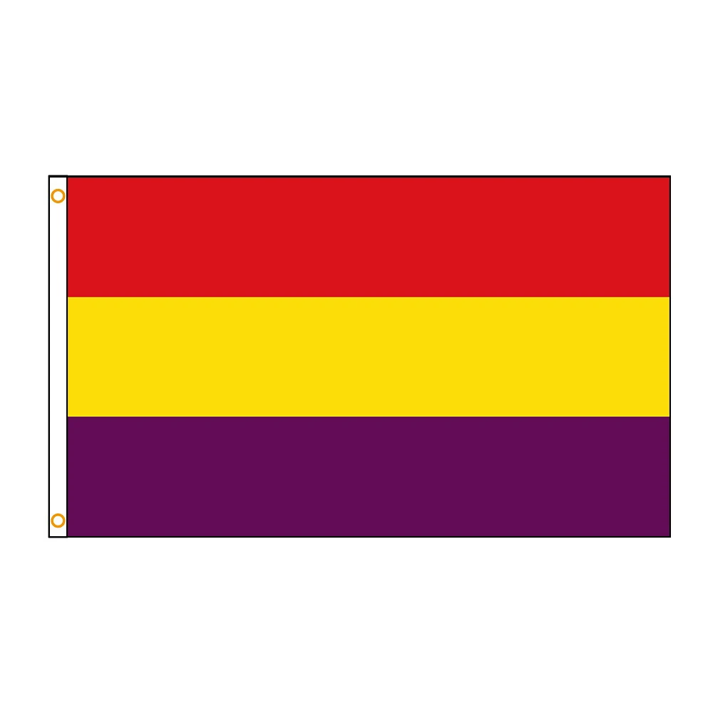 3X5Fts 90X150cm Second Spanish Republic Flag For Decoration